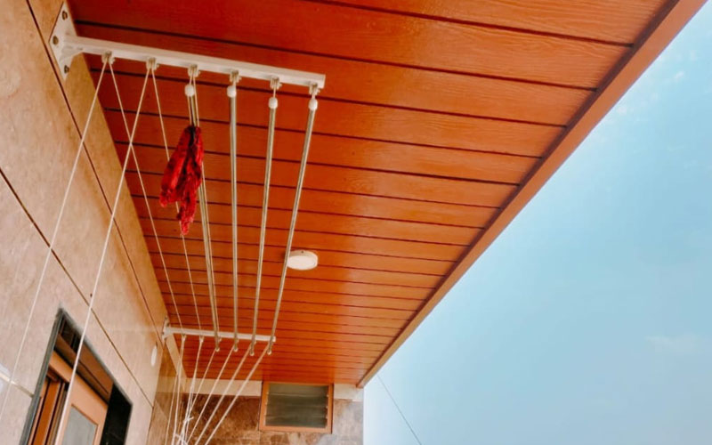 Dry Cloth Hanger Installation